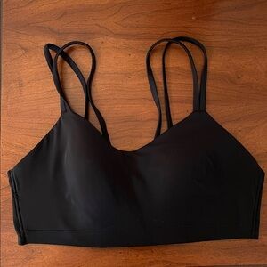lululemon like a cloud bralette 
black
size 10